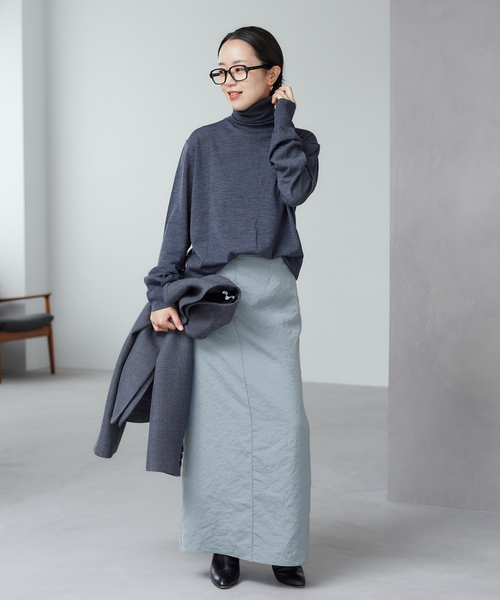 極美品❤️Plage プラージュ カシミヤ100 タートルネックニット　チャコール plage（プラージュ） タートルネックニット FREE チャコールグレー