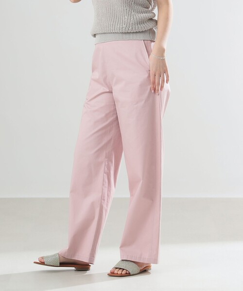 Demi-Luxe BEAMS パンツ AK+1 / コットン サイド ジップ