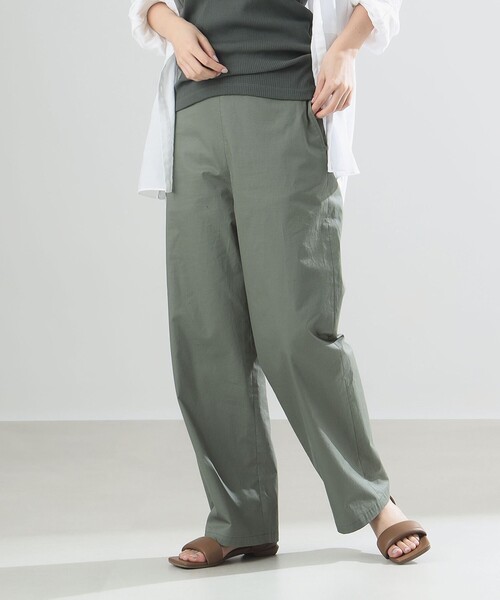 Demi-Luxe BEAMS パンツ AK+1 / コットン サイド ジップ