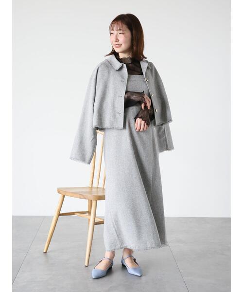 「Te chichi TERRASSE」 ジャケット F グレー レディース_画像2