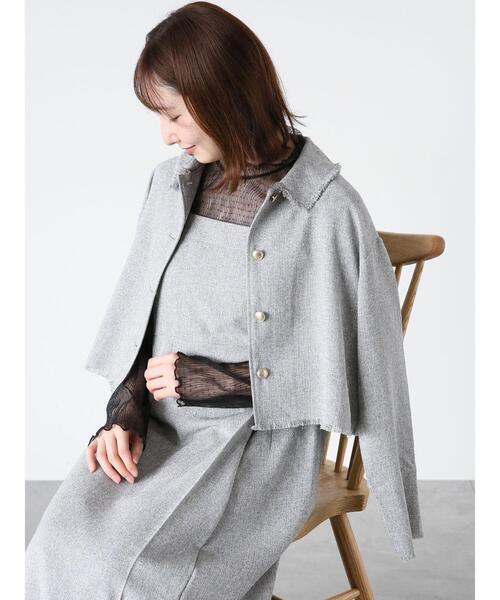 「Te chichi TERRASSE」 ジャケット F グレー レディース_画像4