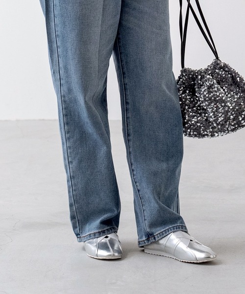 meee♡ menue（メヌエ） スニーカー クロスベルト バレエ スニーカー