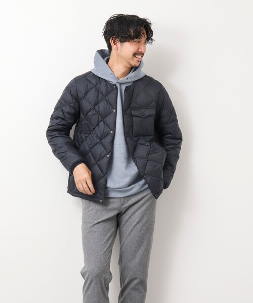 TAION（タイオン） ダウンジャケット M ダークネイビー メンズ