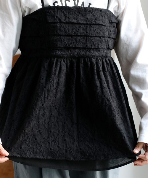 cepo キャミソール 刺繍スカラップビスチェ : ZOZOTOWN Yahoo!店