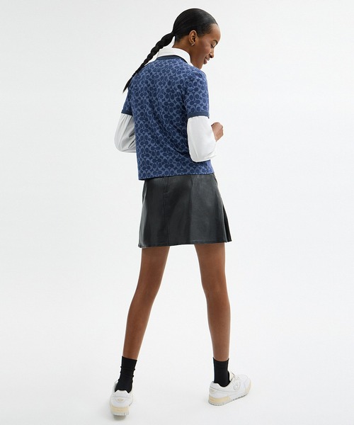 COACH オーガニックコットンのシグネチャーTシャツ 公式】COACH – コーチ | パッチ シグネチャー Tシャツ