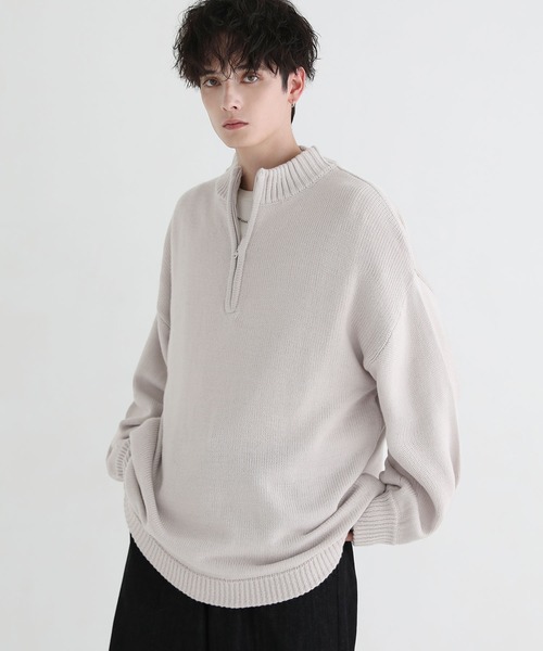 「LILL」 長袖ニット X-LARGE アイボリー メンズ_画像6