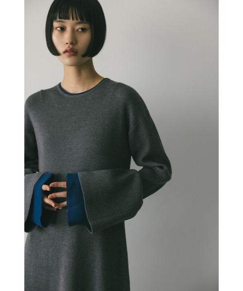 「STYLEMIXER」 ニットワンピース MEDIUM グリーン レディース_画像4