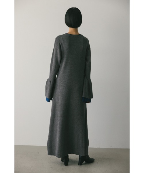 「STYLEMIXER」 ニットワンピース MEDIUM グリーン レディース_画像6