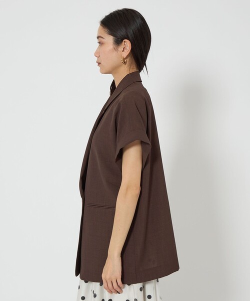 6/10まで。グレディブリリアン　フレンチスリーブテーラードジャケット green label relaxing ジャケット テーラードジャケット ICE