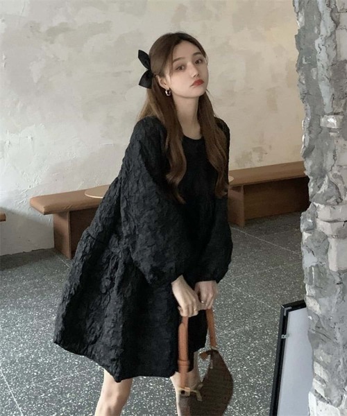 MAISON DE THERESE（メゾン ド テレーズ） ワンピース 長袖ギャザー