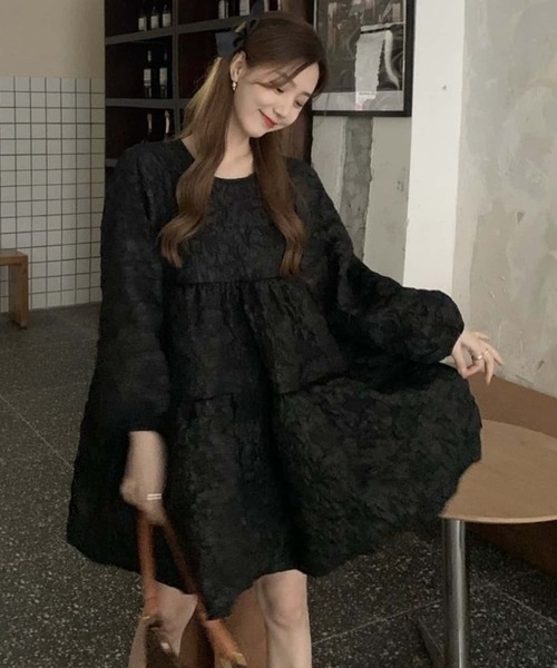 MAISON DE THERESE（メゾン ド テレーズ） ワンピース 長袖ギャザー