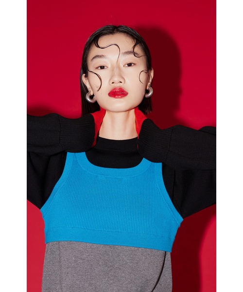 新品】OMMO CIRCLE CUT BLOCKING KT TOP CIRCLE CUT KT TOP OMMO（OMMO