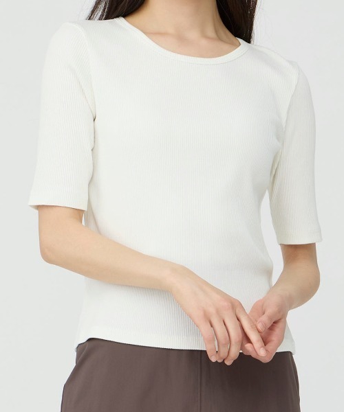 ブラウス シャツ ティゴラ TIGORA T.ソロテックス(R)使用モックシャツ レディース TIGORA ブラウス シャツ ティゴラ T.ソロテックス(R)使用モック