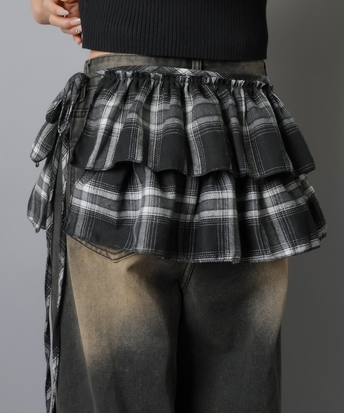 SPINNS（スピンズ） スカート ボトムにレイヤードして一気に今っぽ