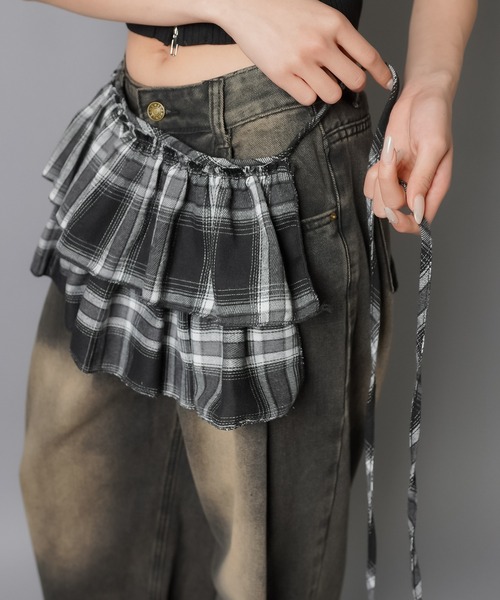 SPINNS（スピンズ） スカート ボトムにレイヤードして一気に今っぽ