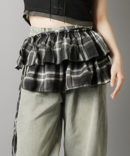 SPINNS（スピンズ） スカート ボトムにレイヤードして一気に今っぽ