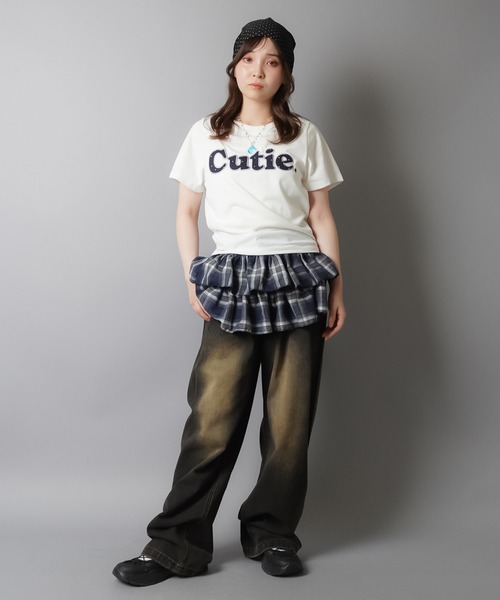 SPINNS（スピンズ） スカート ボトムにレイヤードして一気に今っぽ