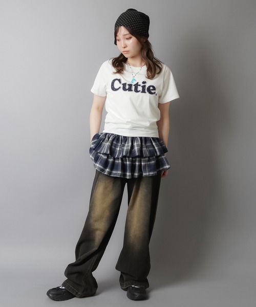 SPINNS（スピンズ） スカート ボトムにレイヤードして一気に今っぽ