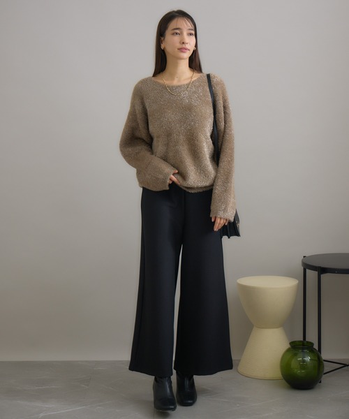 「KATHARINE ROSS」 長袖ニット MEDIUM ピンク レディース_画像2