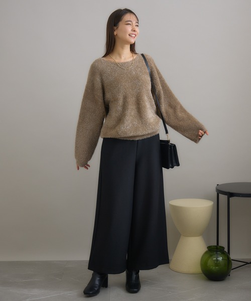 「KATHARINE ROSS」 長袖ニット MEDIUM ピンク レディース_画像4