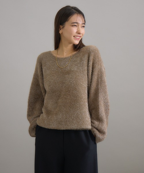 「KATHARINE ROSS」 長袖ニット MEDIUM ピンク レディース_画像7