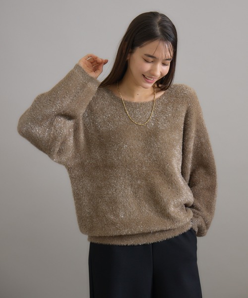 「KATHARINE ROSS」 長袖ニット MEDIUM ピンク レディース_画像8