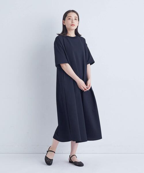 ADIEU TRISTESSE（アデュートリステス） ワンピース 半袖 リブ付き