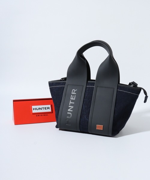 【HUNTER】ハンター リファインド スティッチ デニム ミニトート HUNTER トートバッグ リファインド スティッチ デニム ミニ