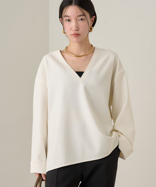 Loungedress 「LOUNGEDRESS」 長袖ブラウス FREE ブラック