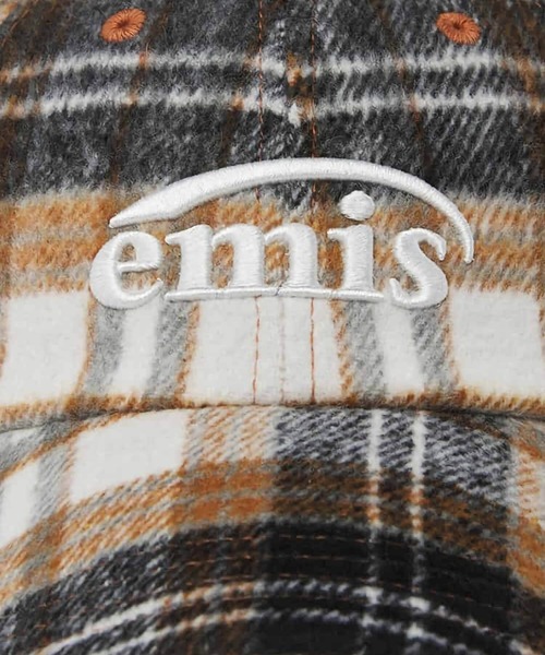 emis エミス キャップ MULTICOLOR CHECK BALL CAP emis キャップ 帽子 MULTI COLOR CHECK BALL CAP レディース
