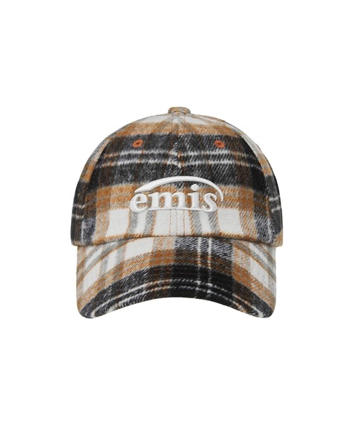【emis】エミス キャップ MULTICOLOR CHECK BALL CAP emis キャップ 帽子 MULTI COLOR CHECK BALL CAP レディース