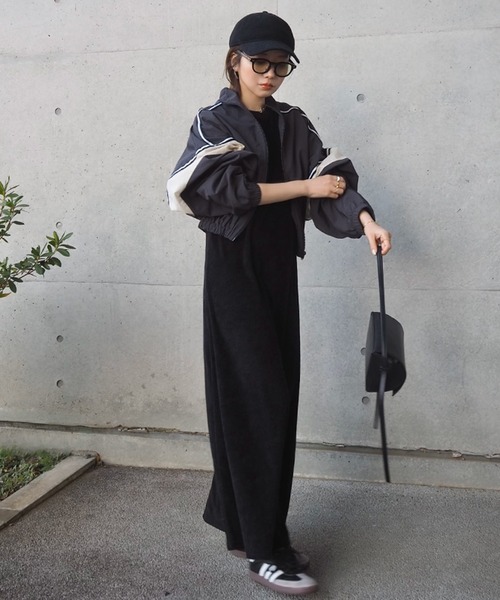ブルゾン ジャンバー track jacket / 配色ライントラックジャケット