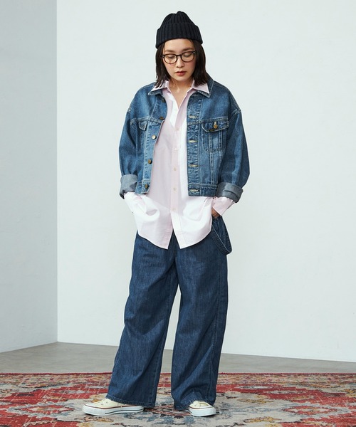 Lee 「Lee」 デニムジャケット SMALL ブルー レディース