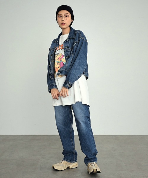 Lee 「Lee」 デニムジャケット SMALL ブルー レディース