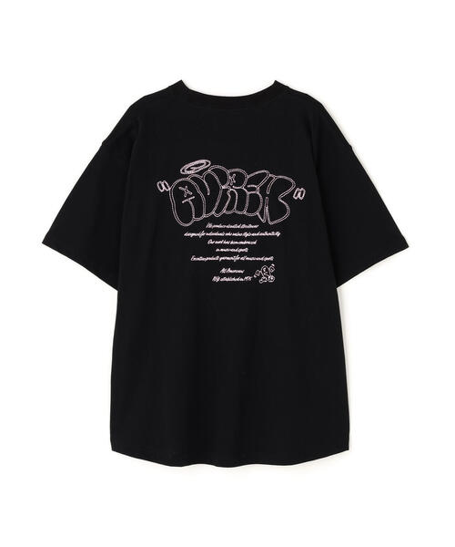 tシャツ GRAFFITI AVIREX T-SHIRT/グラフィティーTシャツ レディース AVIREX tシャツ 「直営店限定」GRAFFITI EMB T-SHIRT/グラフィ
