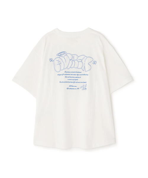 tシャツ GRAFFITI AVIREX T-SHIRT/グラフィティーTシャツ レディース AVIREX tシャツ 「直営店限定」GRAFFITI EMB T-SHIRT/グラフィ