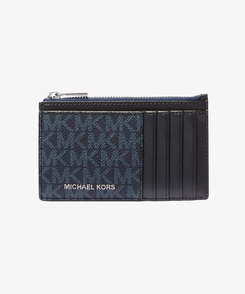 Michael Kors 【新品】COOPER スリム ジップ ウォレット 白 MICHAEL KORS コインケース COOPER スリム ジップ ウォレット