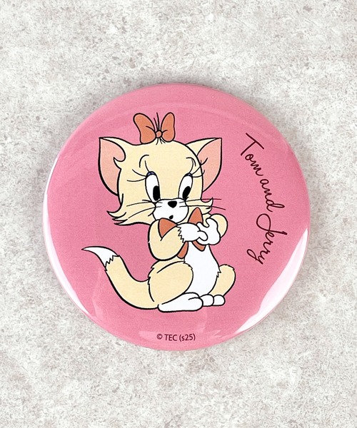 鏡 FLAPPER:トムとジェリー フレンズ缶バッチミラー : ZOZOTOWN Yahoo