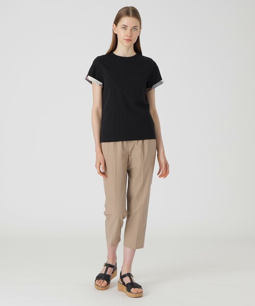 BLUE LABEL CRESTBRIDGE コットンスムースTシャツ BLUE LABEL CRESTBRIDGE（ブルーレーベルクレストブリッジ）の
