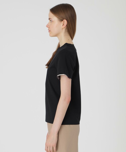 BLUE LABEL CRESTBRIDGE 半袖Tシャツ レッド ブルーレーベルクレストブリッジ BLUE LABEL CRESTBRIDGE ロゴ