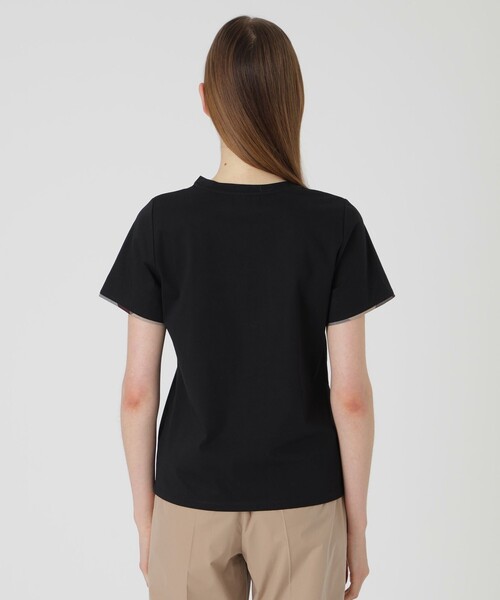 BLUE LABEL CRESTBRIDGE 半袖Tシャツ レッド ブルーレーベルクレストブリッジ BLUE LABEL CRESTBRIDGE ロゴ