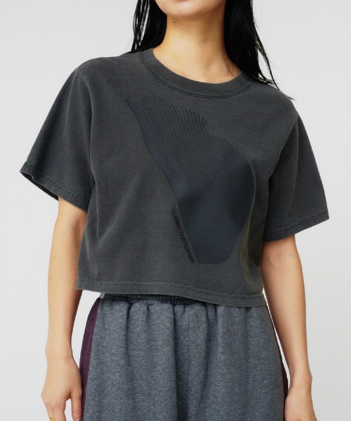 tシャツ AICON × CROPPED T-SHIRT / アイコンクロップドTシャツ レディース