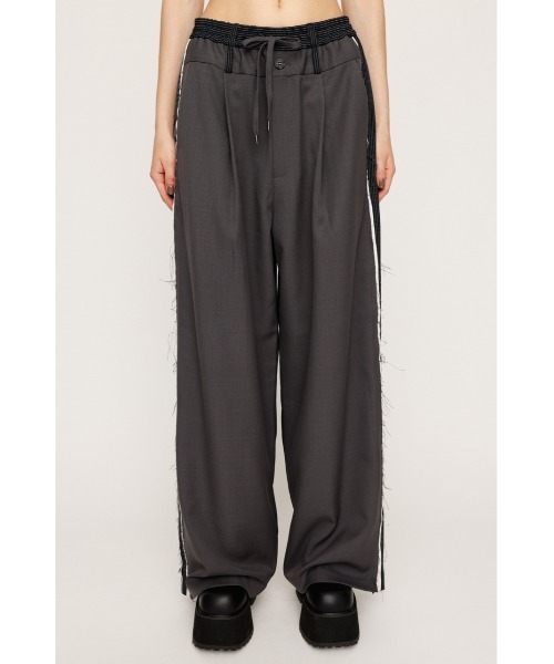 SLY（スライ） スラックス パンツ TWO TONE REMAKE LIKE PANTS
