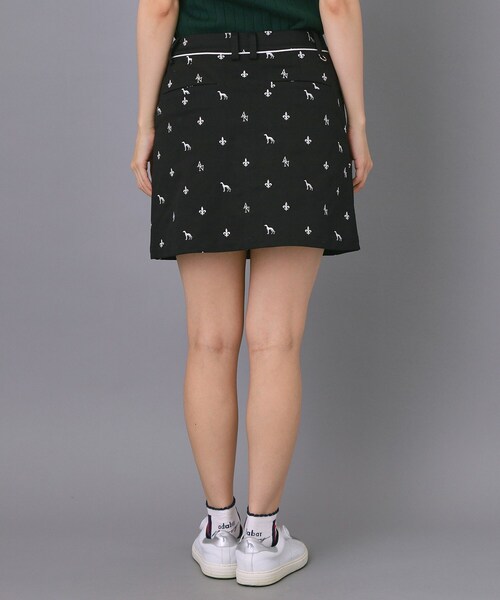 アダバット（adabat）/【ADABAT NAVY】エンブロイダリーモノグラムスカート adabat（アダバット） スカート 「ADABAT NAVY」エンブロイダリー