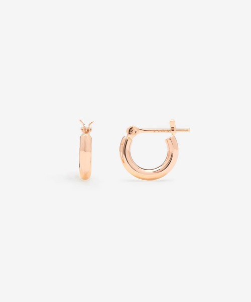 ESTELLE エステール　K10 ひねりフープピアス　ピンクゴールド　箱なし ESTELLE（エステール） ピアス K10 ピンクゴールド フープ ピアス