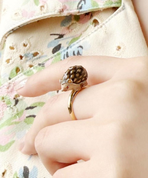 ANNA SUI（アナスイ） 指輪 リング ハリネズミモチーフ フリーサイズ