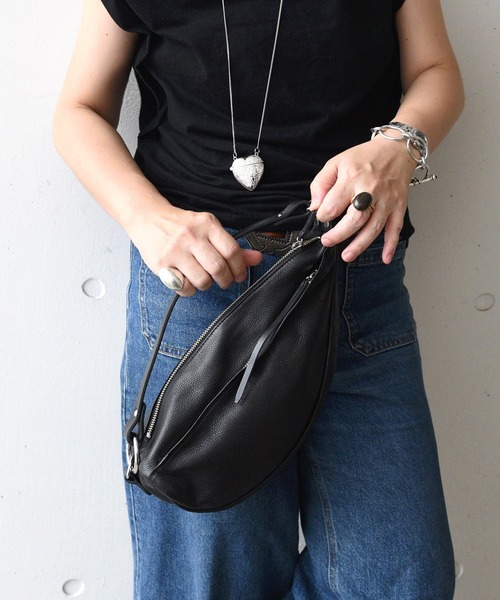 styiro（スタイロ） ウエストポーチ ウエストバッグ 「本革」ベルト