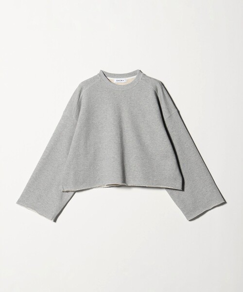 トレーナー スウェット 「SACRA」クロップド スウェット レディース