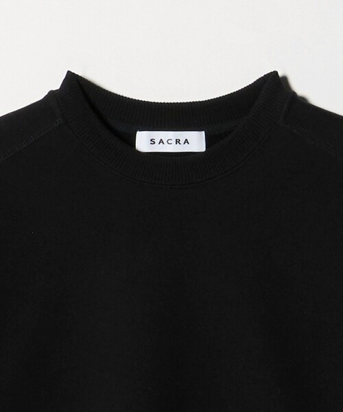 トレーナー スウェット 「SACRA」クロップド スウェット レディース SACRA（ファッション） トレーナー スウェット 「SACRA