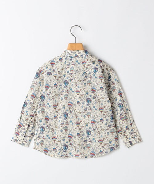 ブラウス シャツ SHIPS KIDS:100〜130cm / リバティ プリント 長袖 シャツ キッズ 子供服 男の子の画像